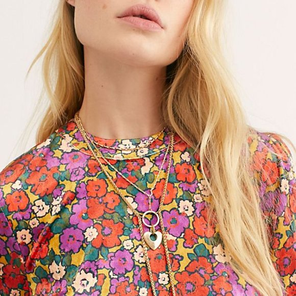 NEW FREE PEOPLE Heartland Crushed Velvet Maxi Dres - Picture 3 of 3